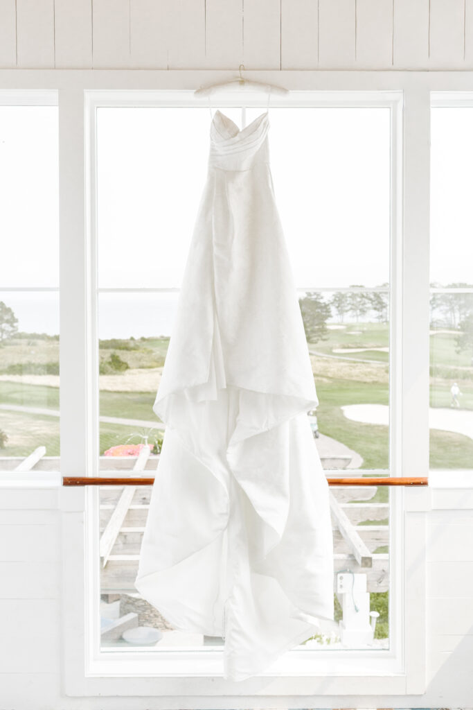 Wedding dress taken by wedding photographer in Maine