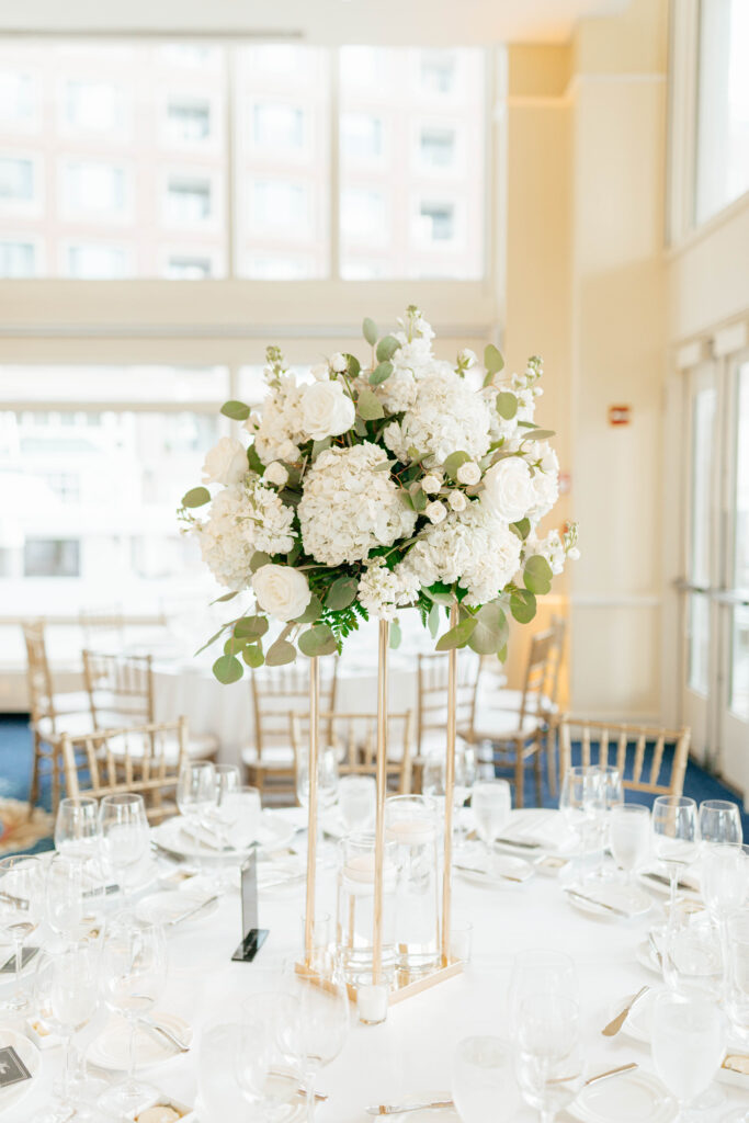 floral arrangement center piece tall