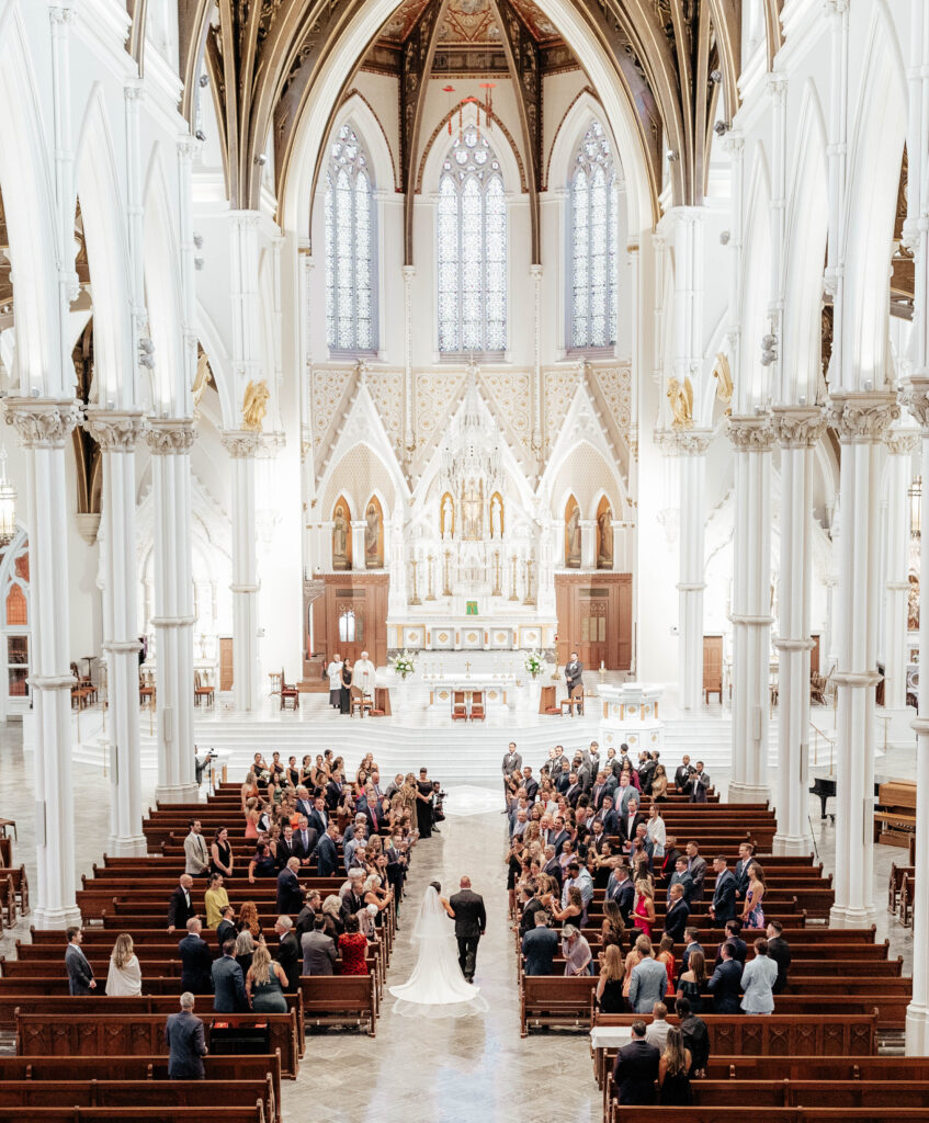 boston cathedral church wedding ceremony