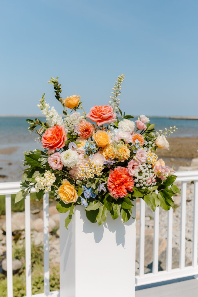 pastel floral arrangement